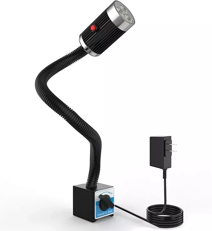 Magnetic Light,12W Magnetic Work Light, IP67 Water Proof Lathe Light, Milling Machine, Bandsaw Lighting