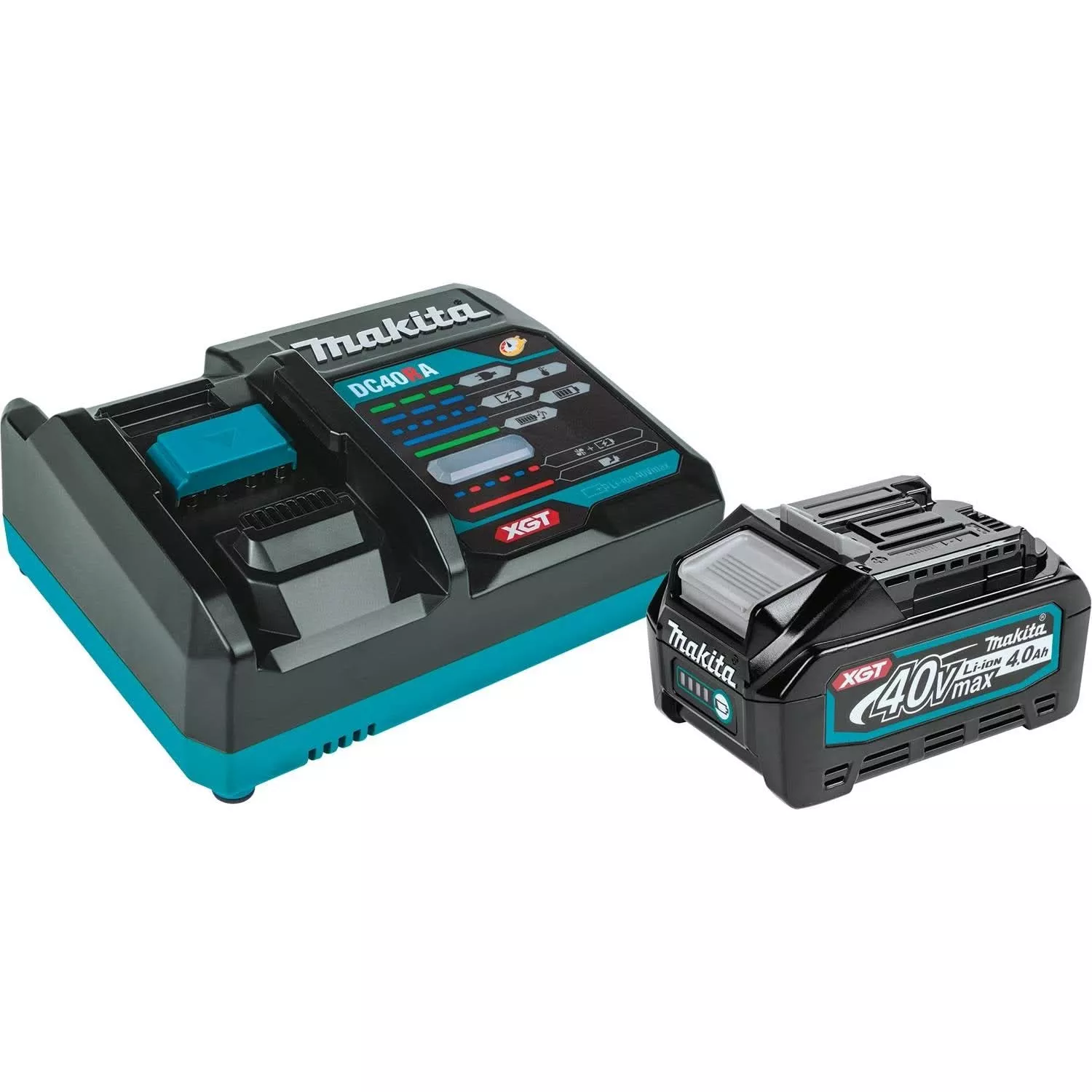 Makita BL4040DC1 40V max XGT Battery and Charger Starter Pack (4.0Ah)