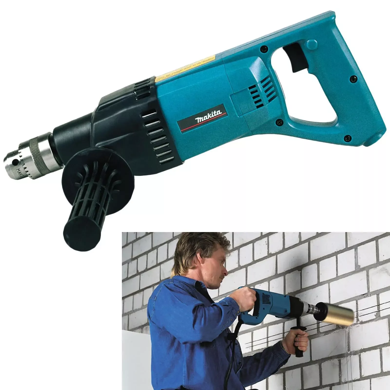 Makita Diamond Core and Hammer Drill 850W 240V 152mm Diameter 13mm Chuck 8406