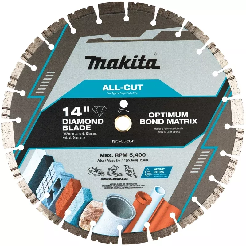 Makita E-23341 14" AllâCut Diamond Blade, Segmented