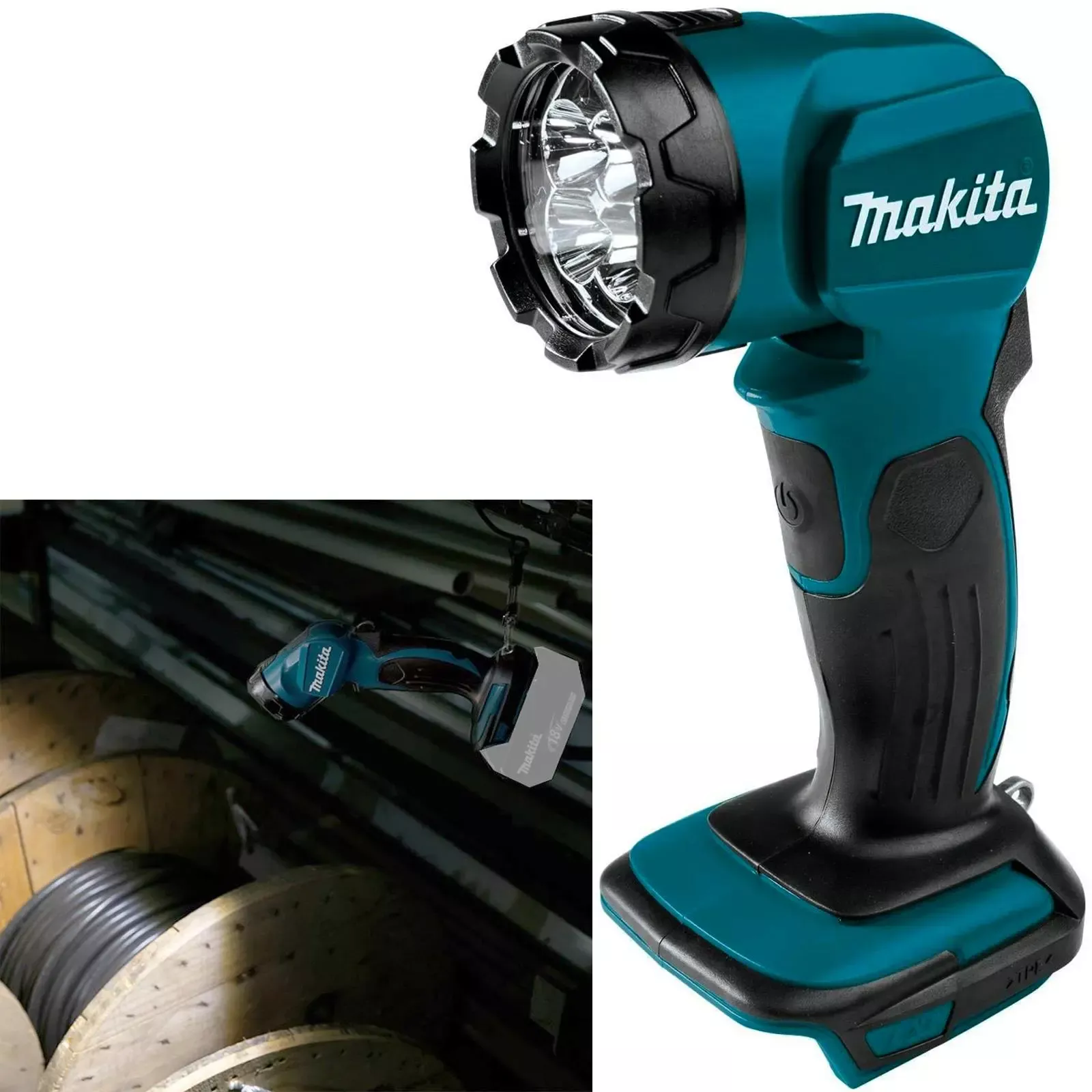Makita LED Torch LXT 18V Flashlight Lamp Light Lithium-Ion Pivot Head Body Only