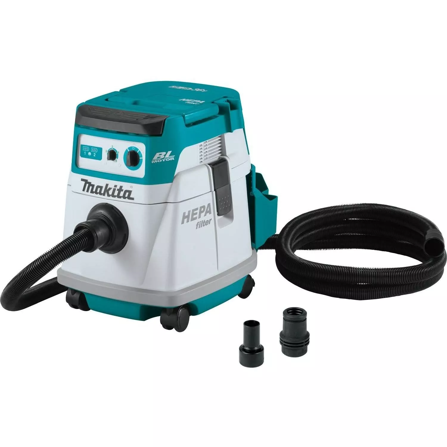 Makita XCV24ZX 36V (18V X2) LXT Brushless 4 Gallon HEPA Filter Dry Dust Extractor, Tool Only