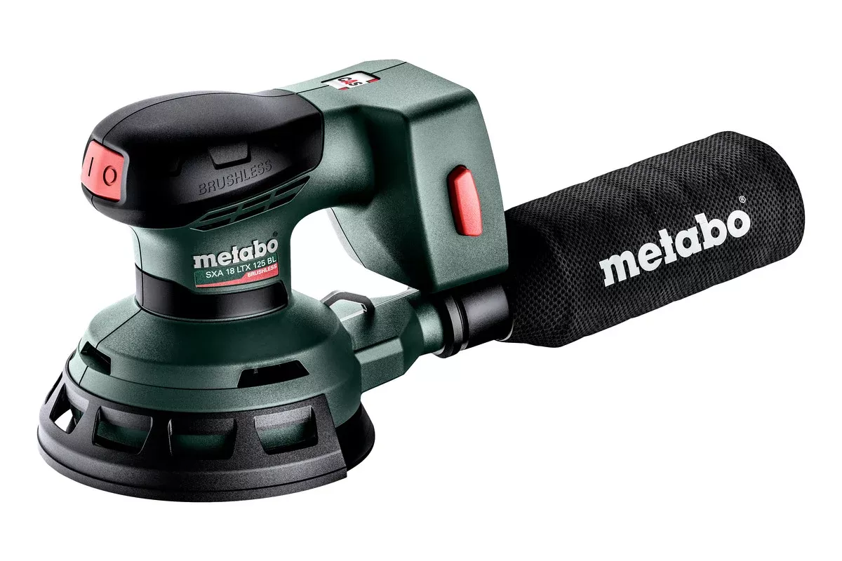 Metabo 600146840 SXA 18 LTX 125 BL 18V 5" Brushless Random Orbit Sander - Bare Tool w/ metaBOX 215