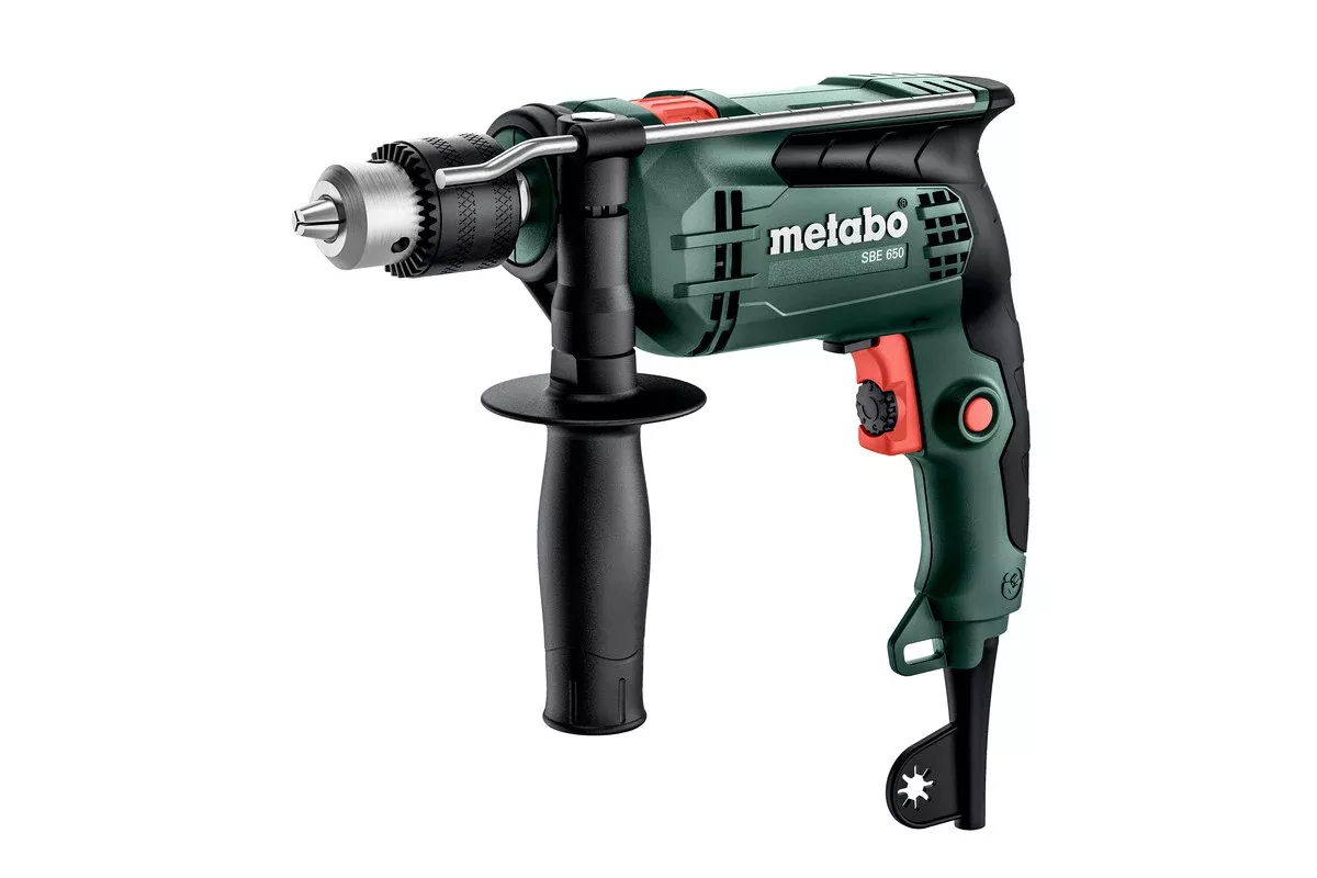 Metabo 600742420 SBE 650 1/2" Hammer Drill - 1,500 RPM - 6.0 AMP