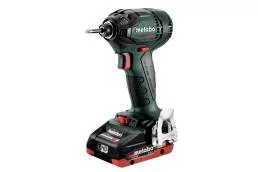 Metabo 602396520 SSD 18 LTX 200 BL18V 1/4" Hex Brushless Impact Driver - 150 ft-lbs - Kit w/ ASC 55, 2x 4.0Ah LiHD Batteries, metaBOX 145