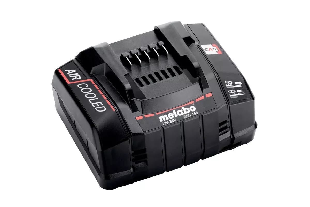 Metabo 627045000 ASC 55 220V UK Charger for all 12V - 36V CAS Batteries