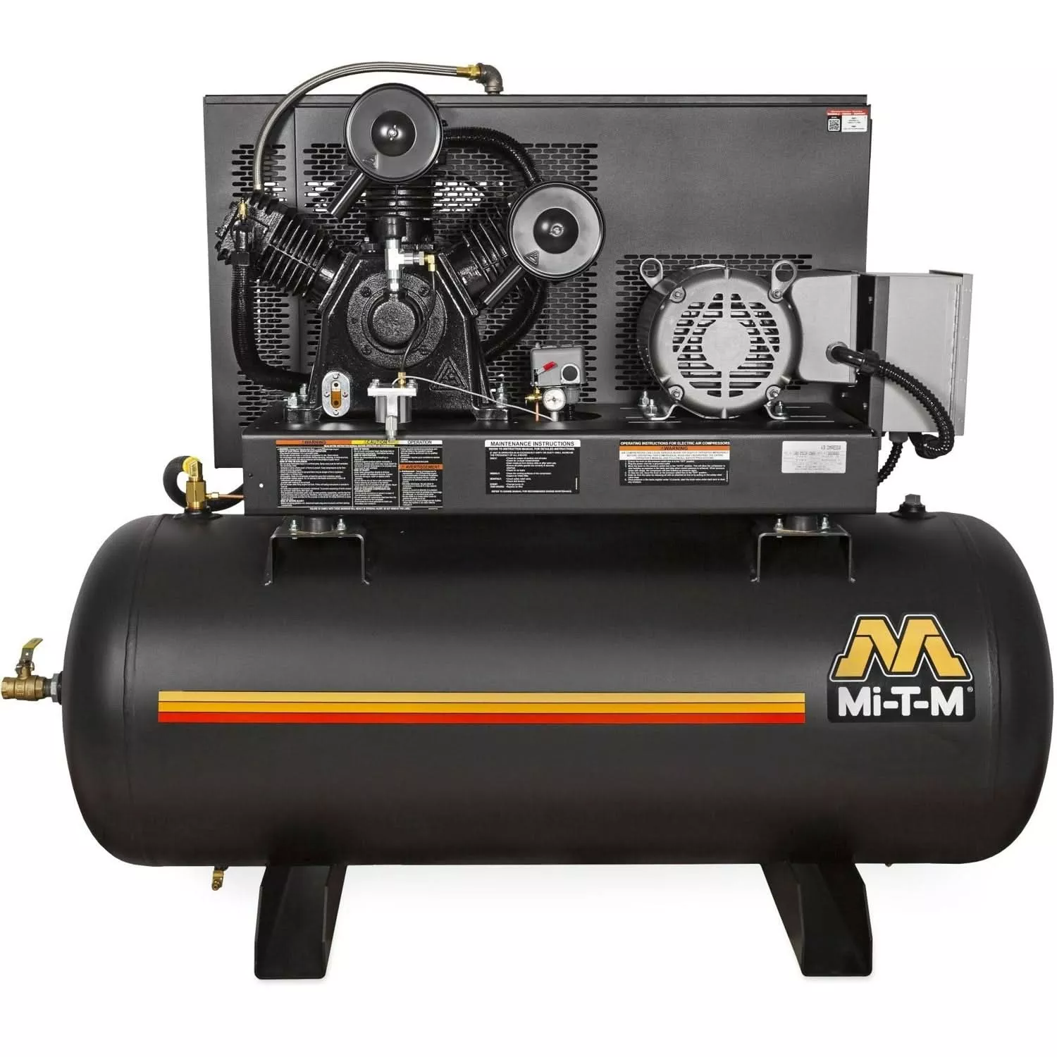 Mi-T-M ADS-23110-120HM 120-Gallon Two Stage Electric Air Compressor