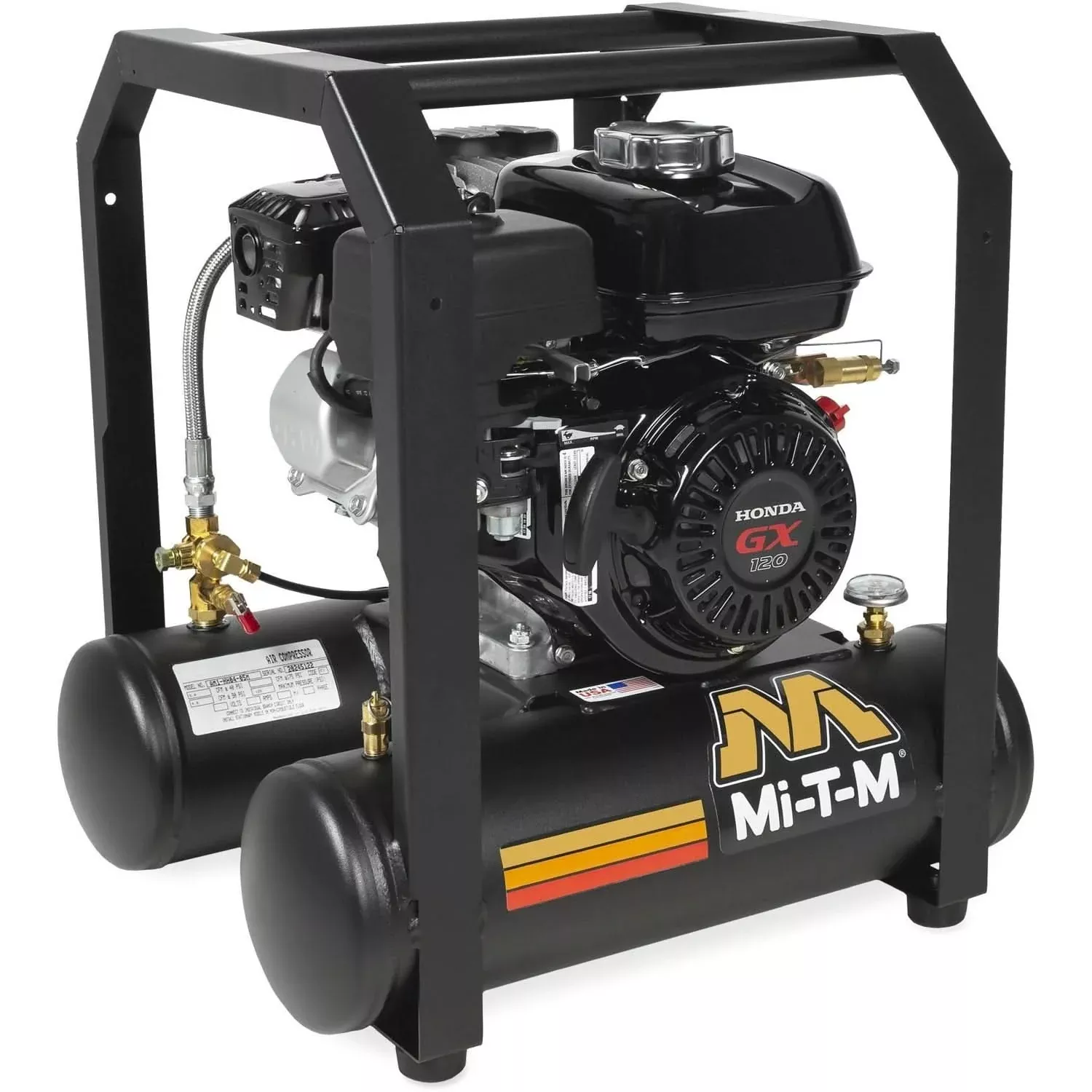 Mi-T-M AM1-HH04-05M 5-Gallon Single Stage Gasoline Air Compressor
