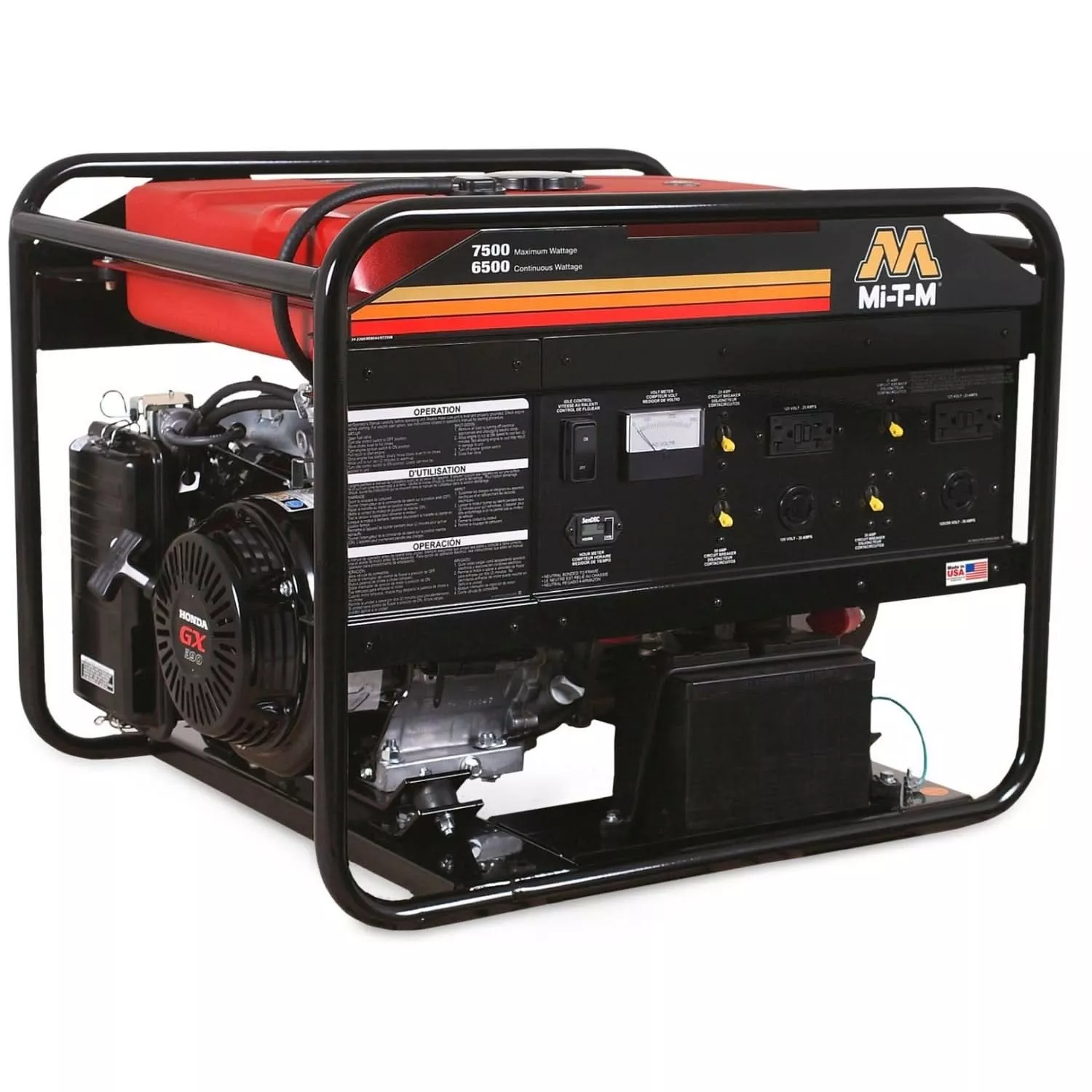 Mi-T-M GEN-7500-0MHE 7500-Watt Gasoline Portable Generator