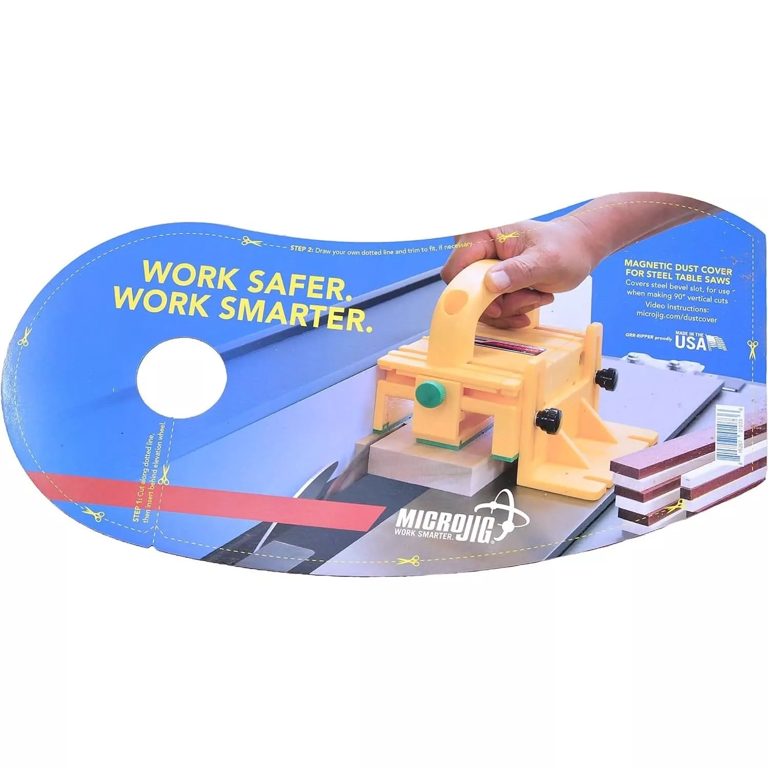 MicroJig MDC-17 Magnetic Dust Cover for Cabinet Saws