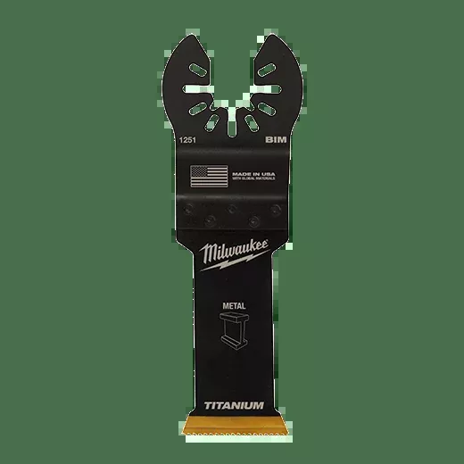 Milwaukee 1-1/8” Bi-Metal Thin Metal Universal Fit Oscillating Multi-Tool Blade (1 PK)