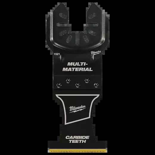 Milwaukee 1-3/8” Carbide Teeth Multi-Material Universal Fit Oscillating Multi-Tool Blade (3 PK)