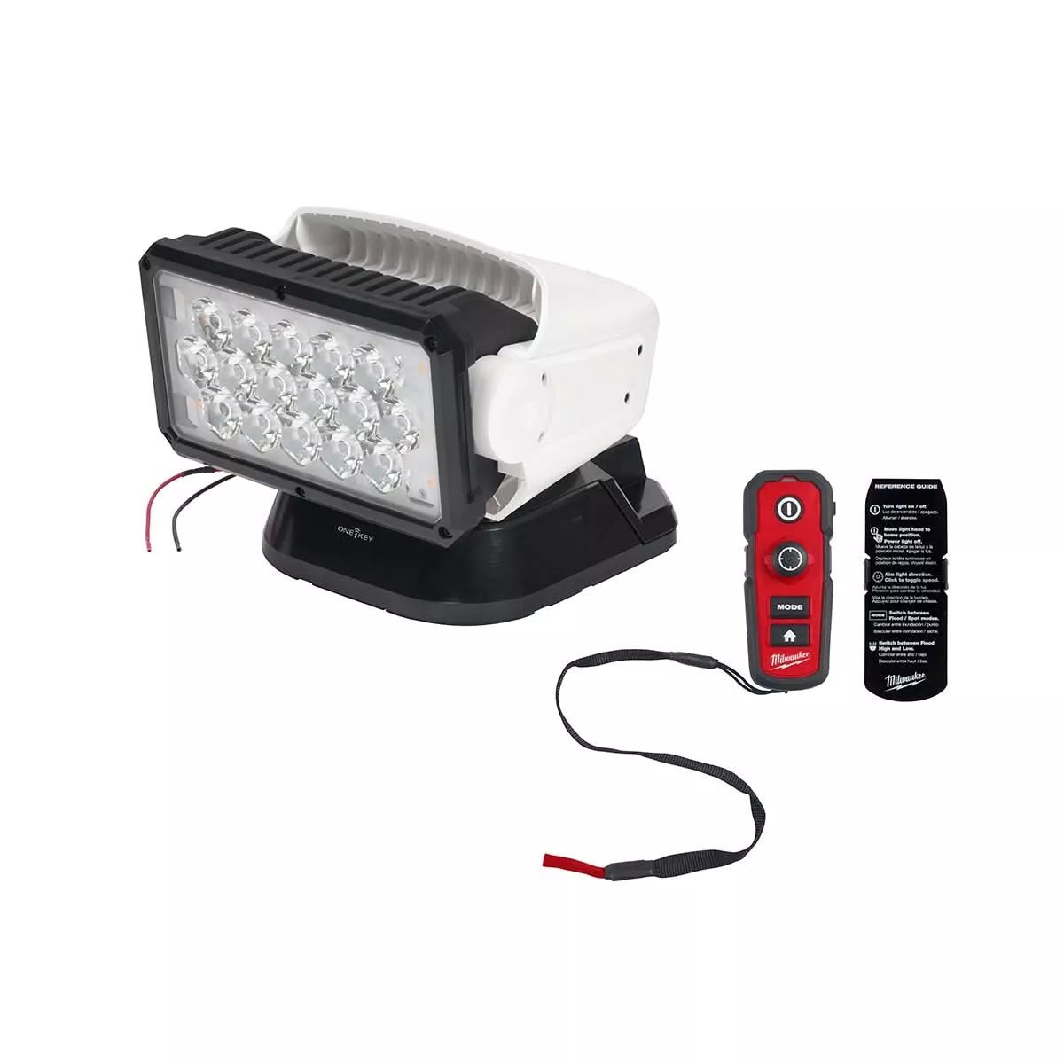 Milwaukee 2123 Utility Remote Control Search Light, Light Only