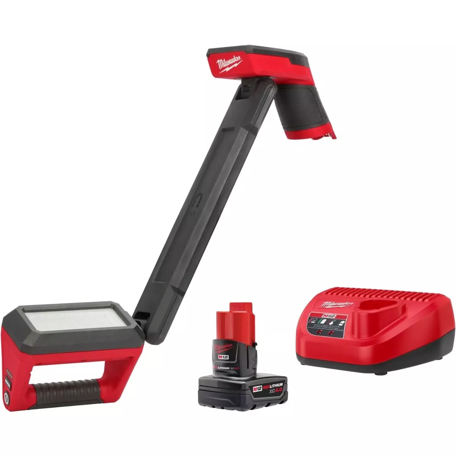 Milwaukee 2126-21XC M12 Underbody 1,200-Lumen Articulating Light 4.0Ah Kit