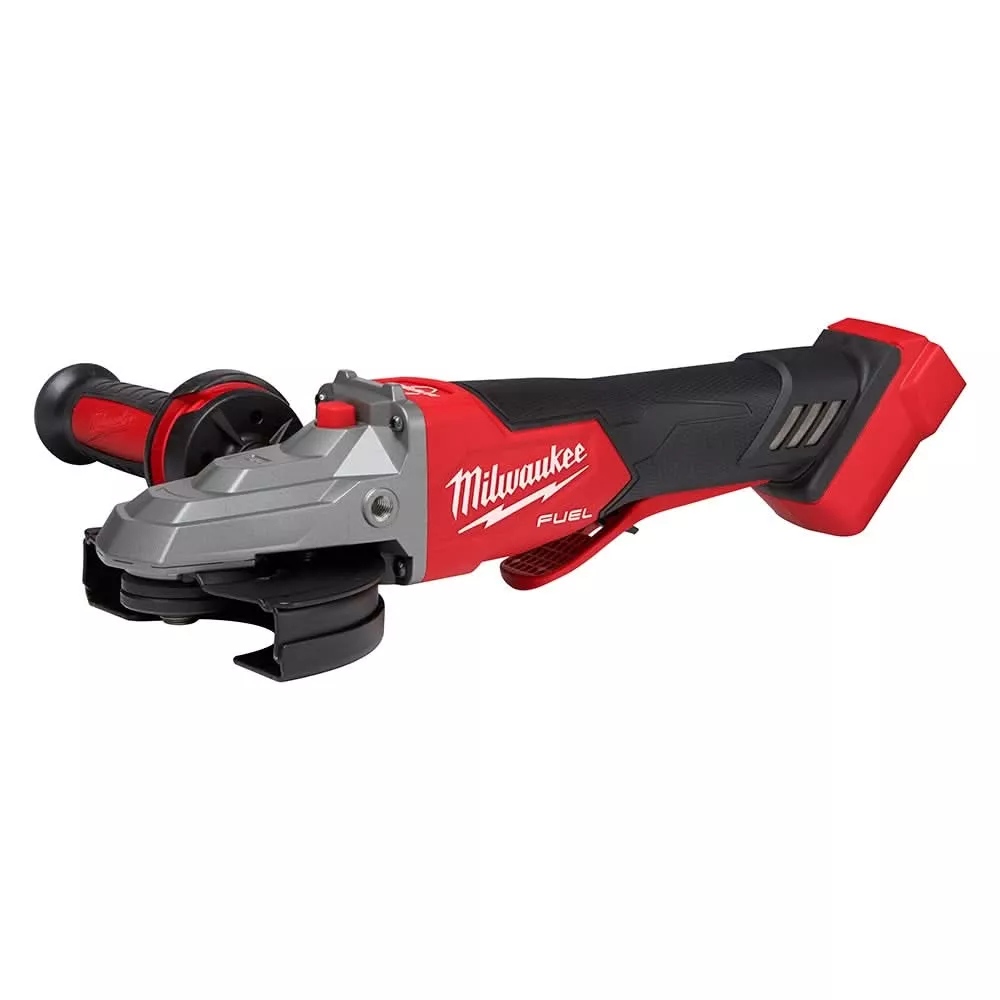 Milwaukee 2886-20 M18 FUEL 5-in Flathead Braking Grinder, Paddle Switch No-Lock , Tool Only