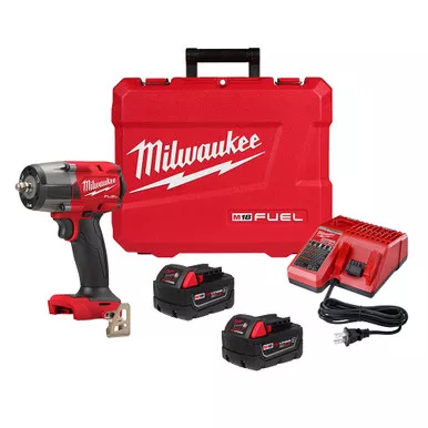 Milwaukee 2960-22R M18 FUEL 3/8" Mid-Torque Impact Wrench w/ Friction Ring Kit