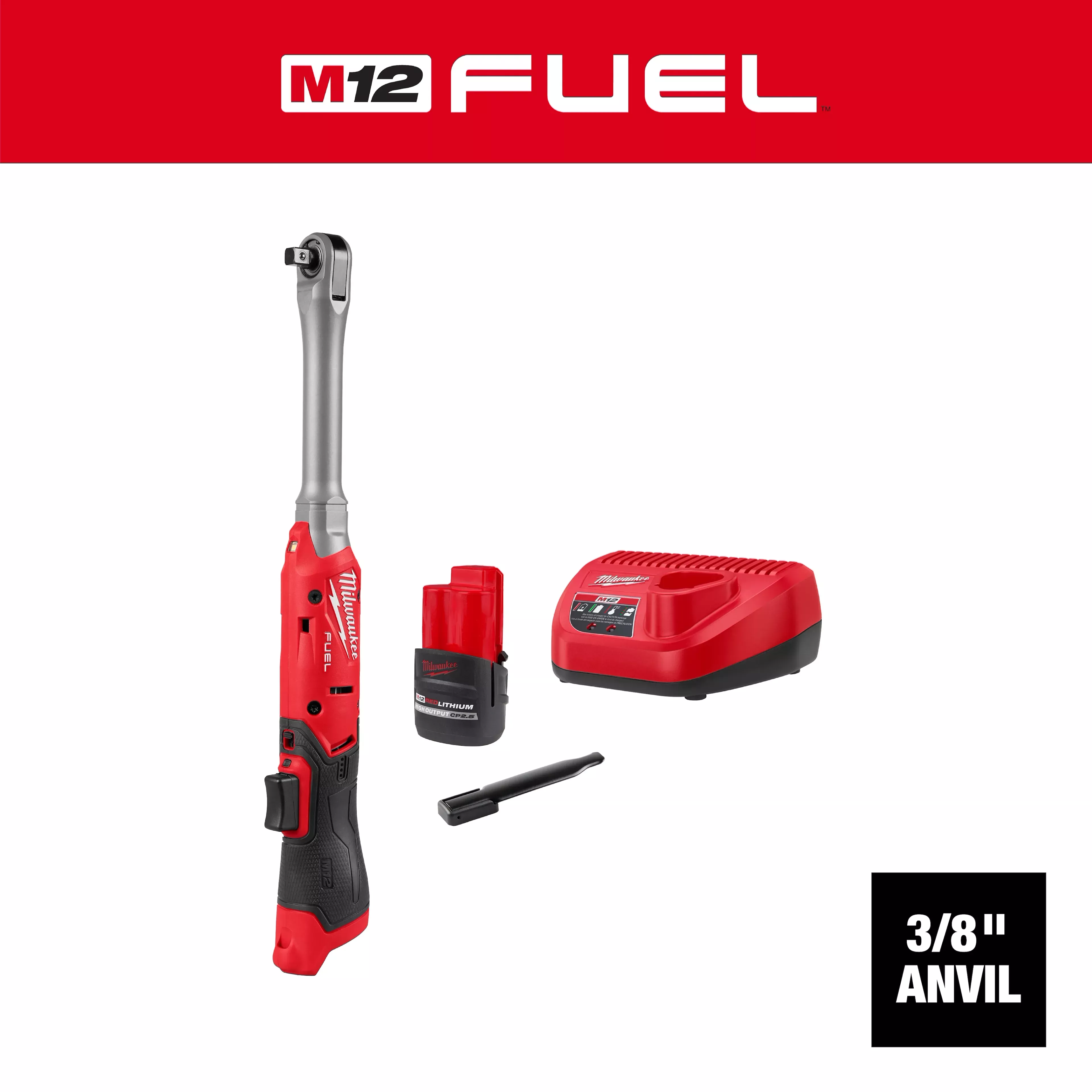 Milwaukee 3059-21 M12 FUEL 3/8" EXTENDED REACH RATCHET KIT