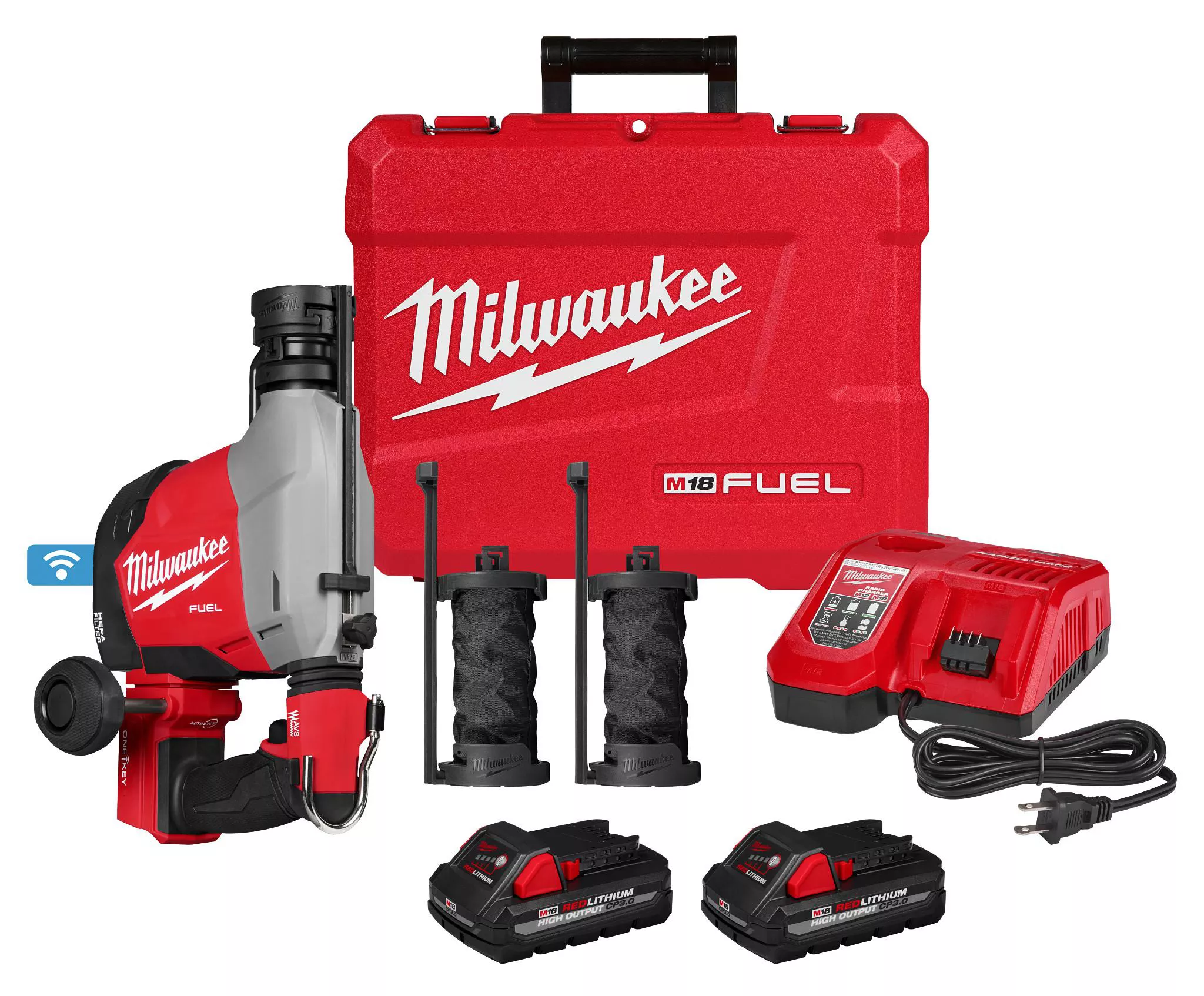 Milwaukee 3311-22 M18 FUEL Overhead Rotary Hammer w/ Integrated Dust Extraction