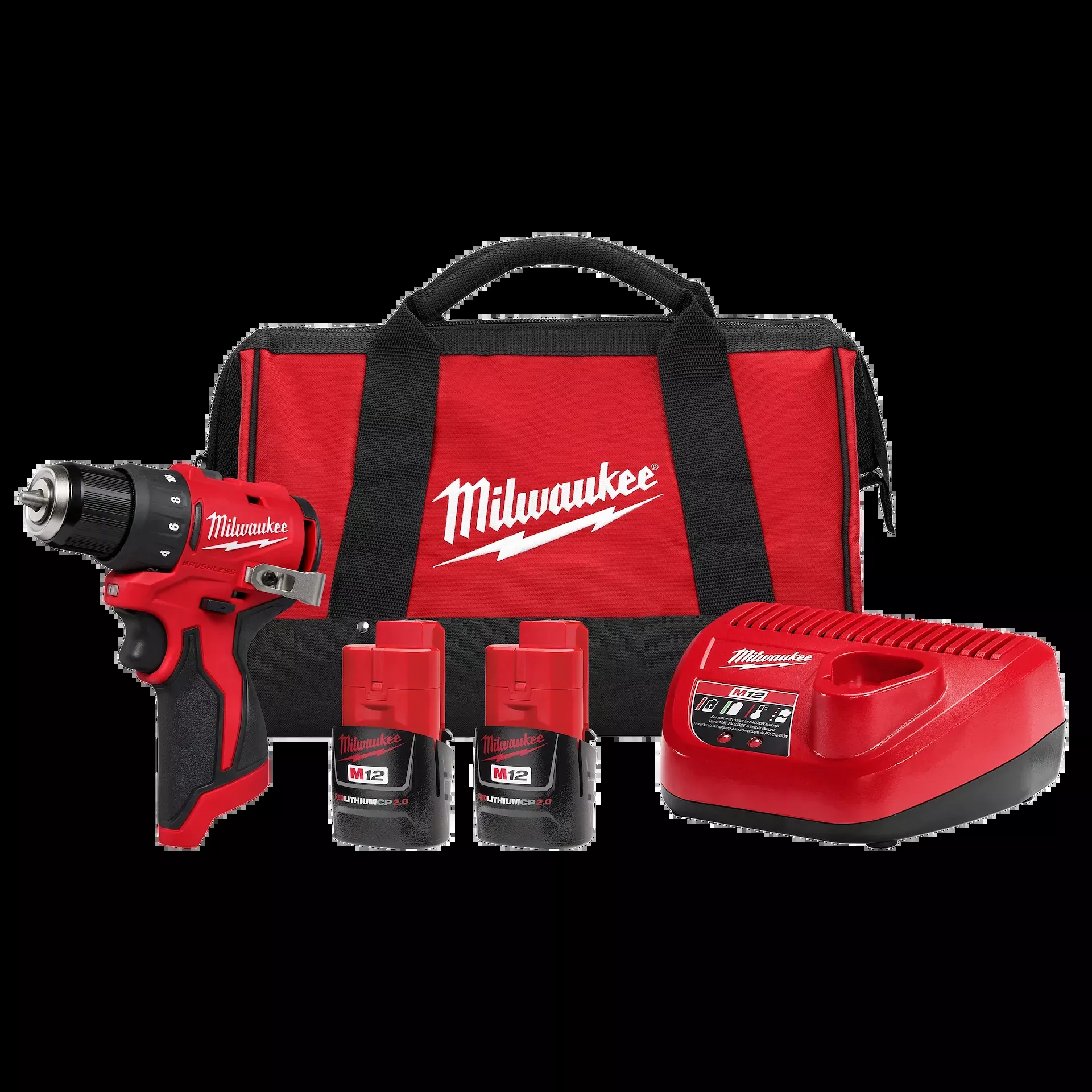 Milwaukee 3401-22 M12 Subcompact Brushless 3/8" Drill/Driver Kit