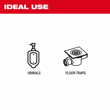 Milwaukee 3574-21 M12 TRAPSNAKE 4' Urinal Auger