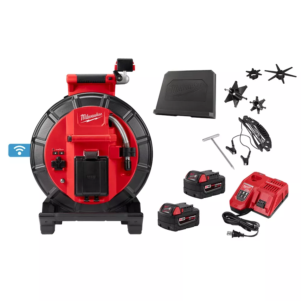 Milwaukee 3973-22 M18 120 Mid-Stiff Modular Pipeline Inspection System