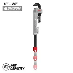 Milwaukee 48-22-7318 CHEATER Aluminum Adaptable Pipe Wrench