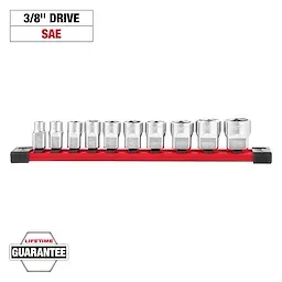 Milwaukee 48-22-9403 3/8" Drive 10pc Socket Set - SAE