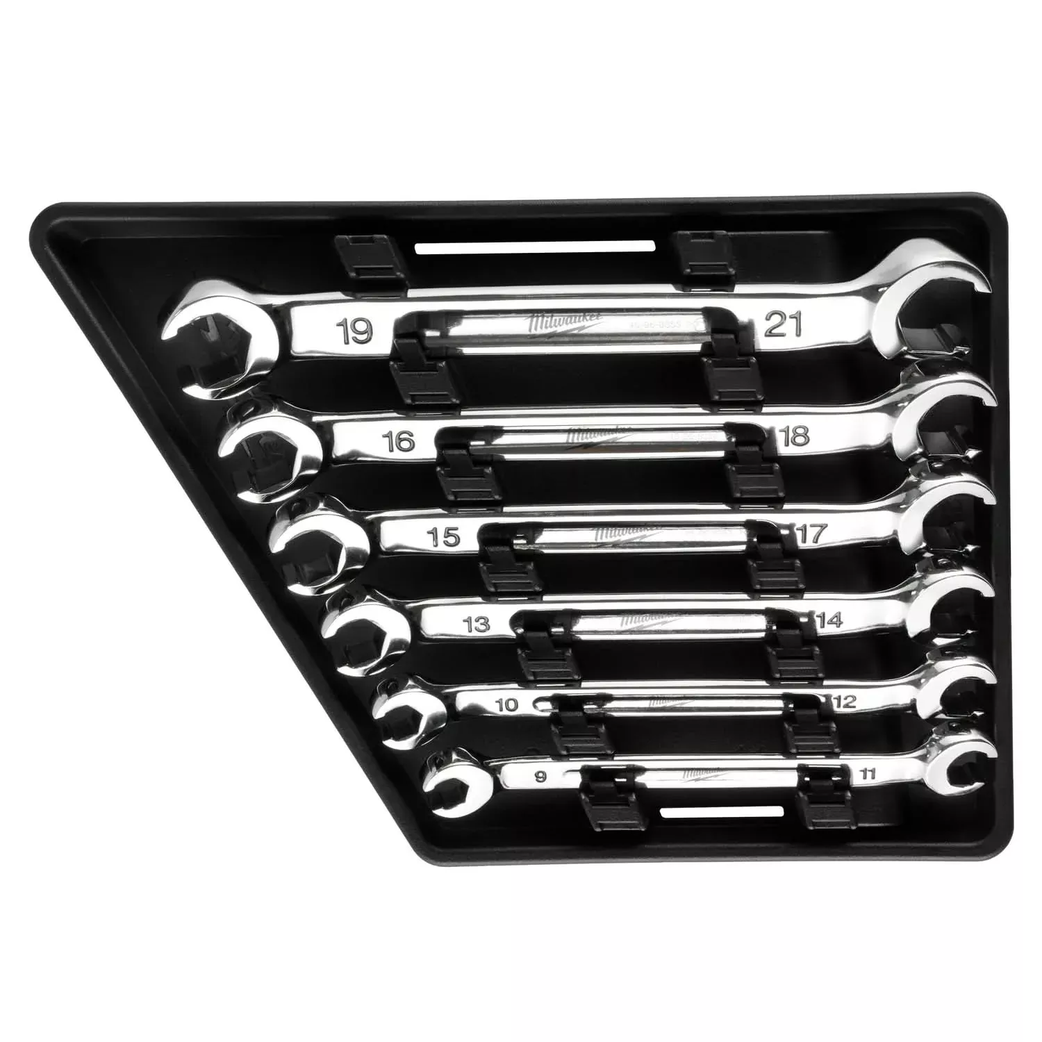 Milwaukee 48-22-9471 6pc Double End Flare Nut Wrench Set - Metric
