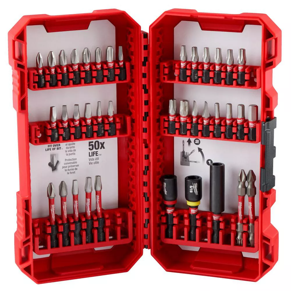 Milwaukee 48-32-4089 SHOCKWAVE Impact Duty Driver Bit Set - 38PC