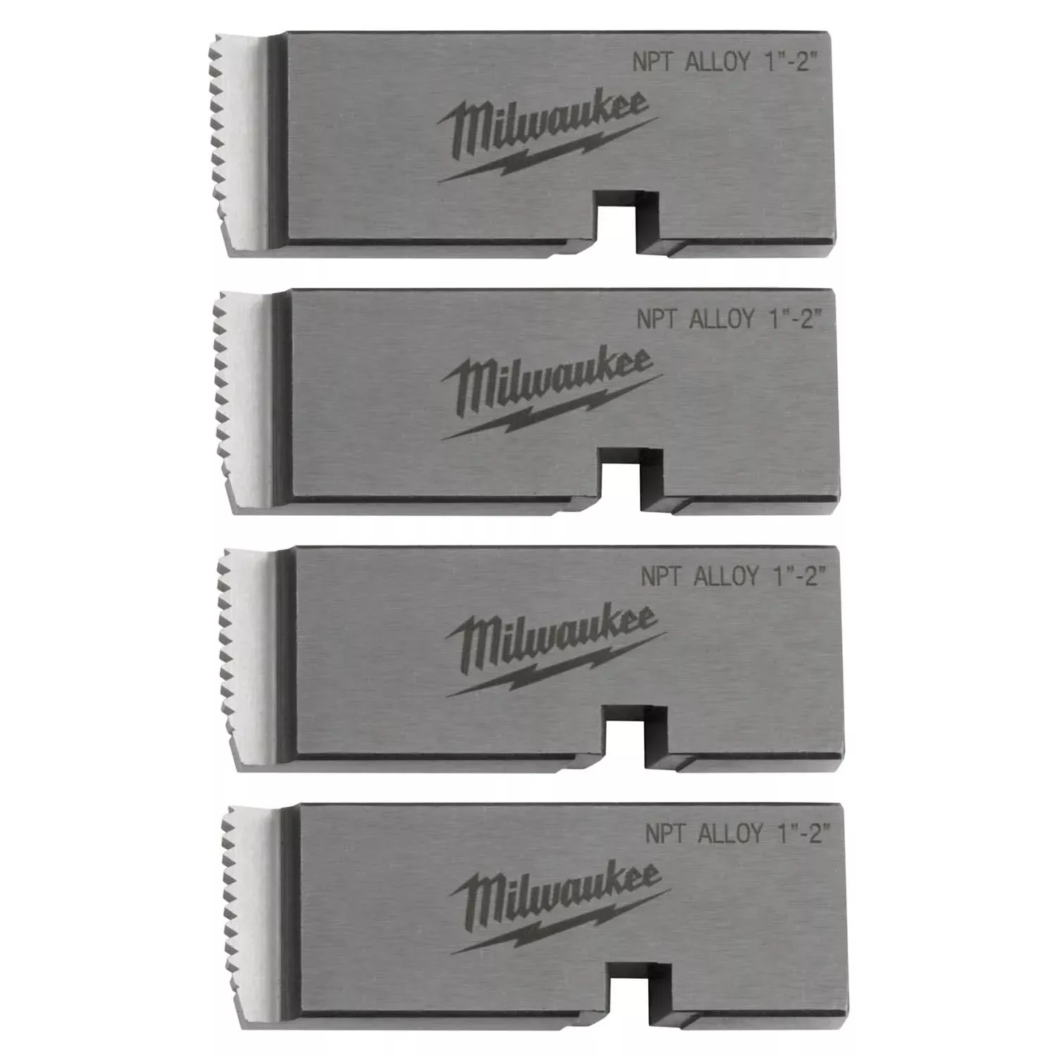 Milwaukee 48-36-1202 Milwaukee 1"-2" ALLOY NPT Universal Pipe Threading Dies