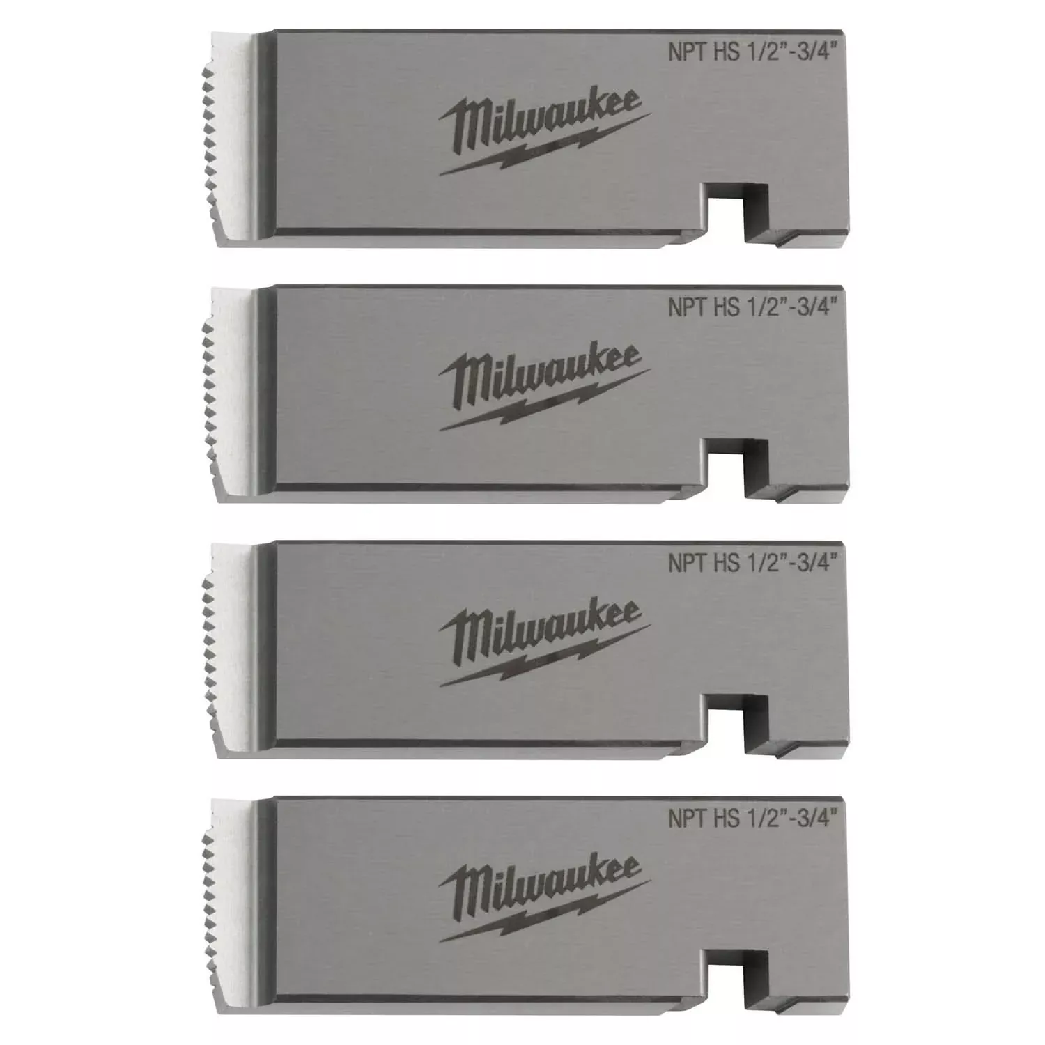 Milwaukee 48-36-1203 Milwaukee 1/2"-3/4" HIGH SPEED NPT Universal Pipe Threading Dies