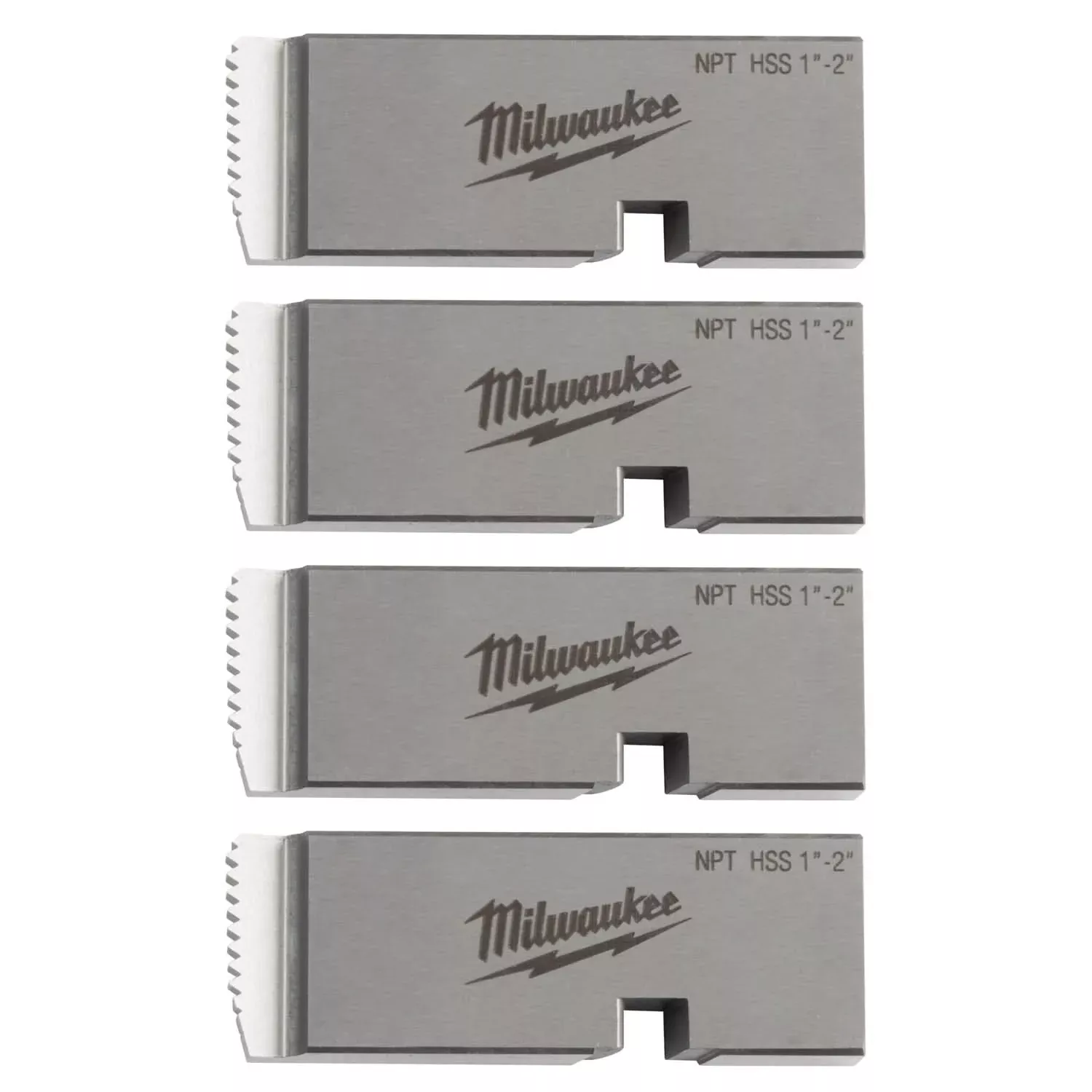 Milwaukee 48-36-1206 Milwaukee 1"-2" HIGH SPEED FOR STAINLESS NPT Universal Pipe Threading Dies