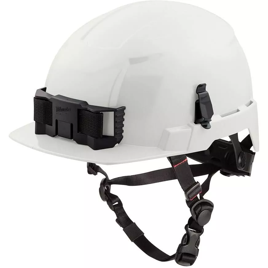Milwaukee 48-73-1321 White Front Brim Safety Helmet - Type 2, Class E