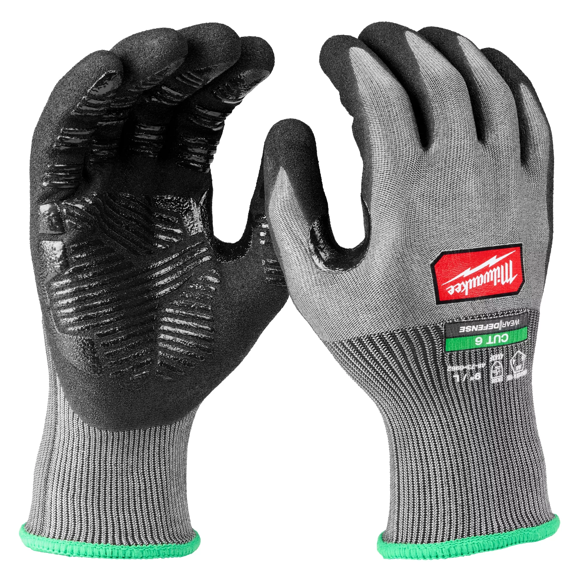 Milwaukee 48-73-6960 Cut Level 6 High Dexterity Nitrile Dipped Gloves w/ WEAR-DEFENSE™ Protection - S