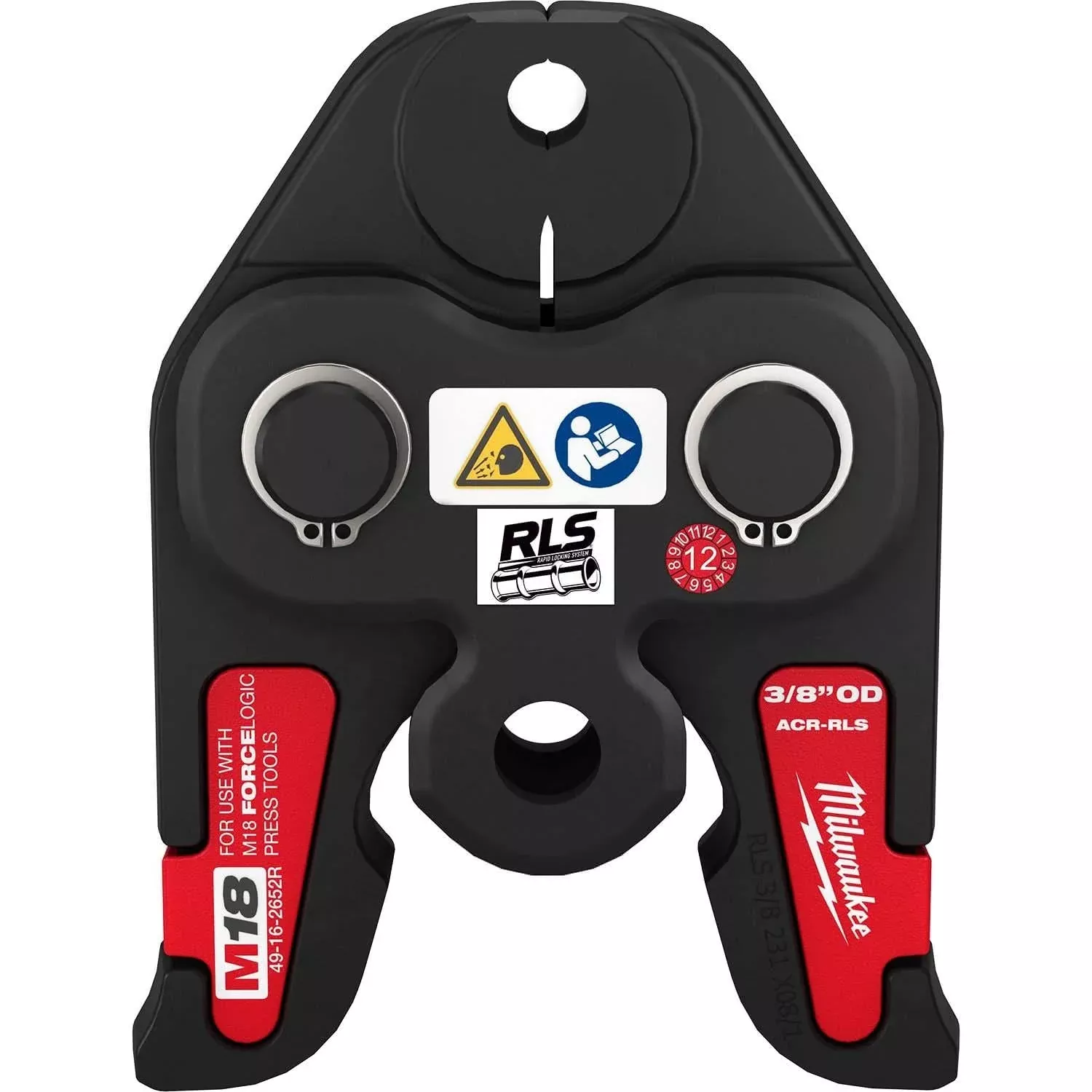 Milwaukee 49-16-2652R - 3/8 RLS ACR Press Jaw for M18 FORCE LOGIC Press Tools