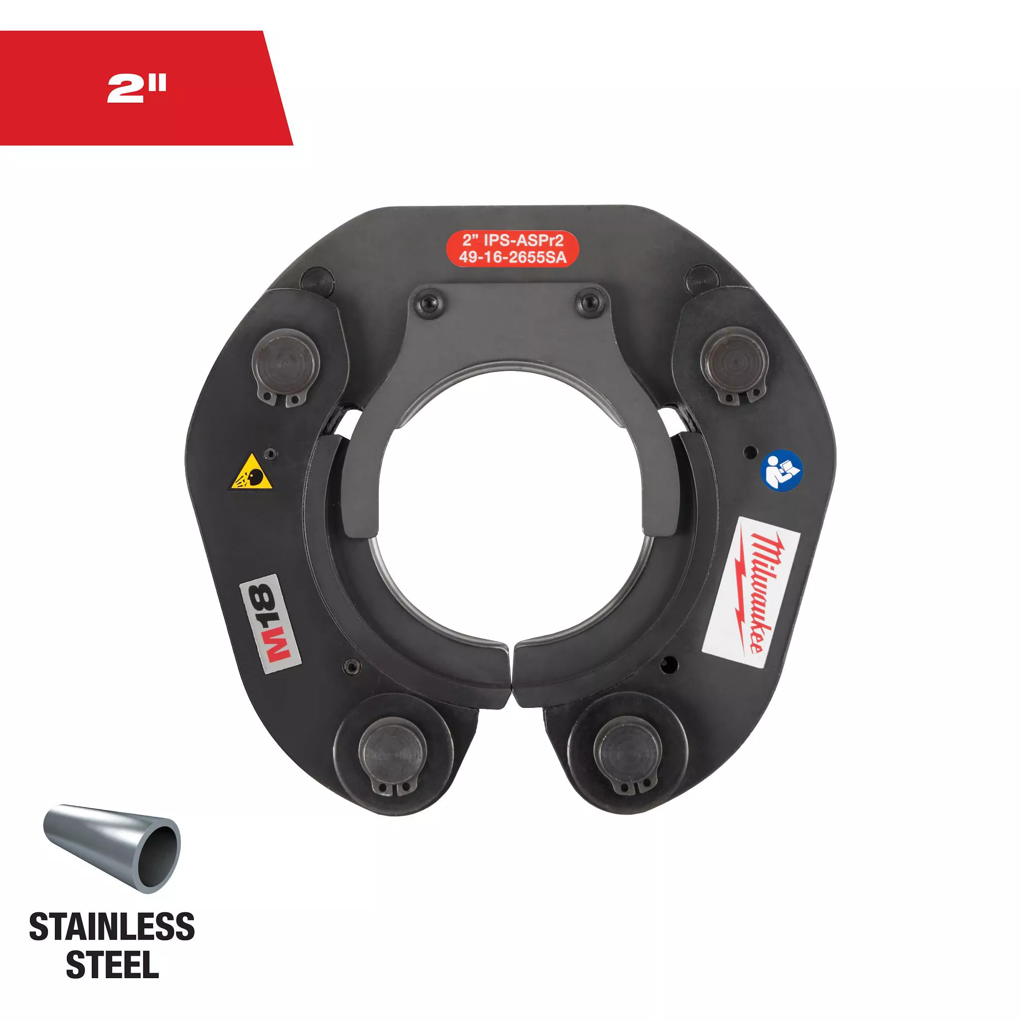 Milwaukee 49-16-2655SA 2" IPS-ASP Press Ring for M18 FORCE LOGIC Long Throw Press Tool