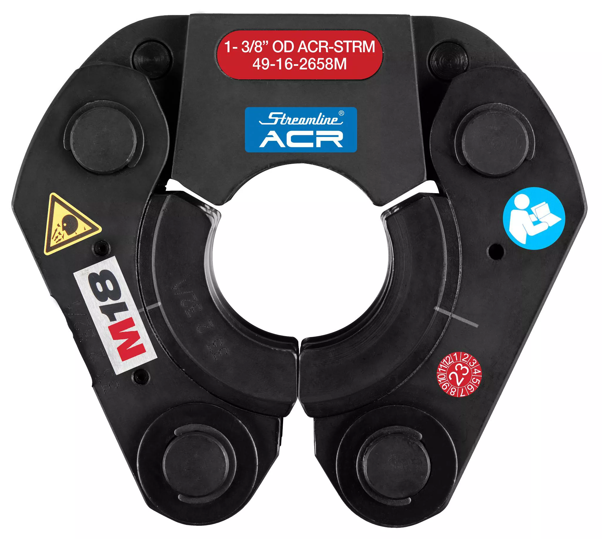 Milwaukee 49-16-2658M 1-3/8" Streamline ACR Press Ring for M18 FORCE LOGIC Press Tools