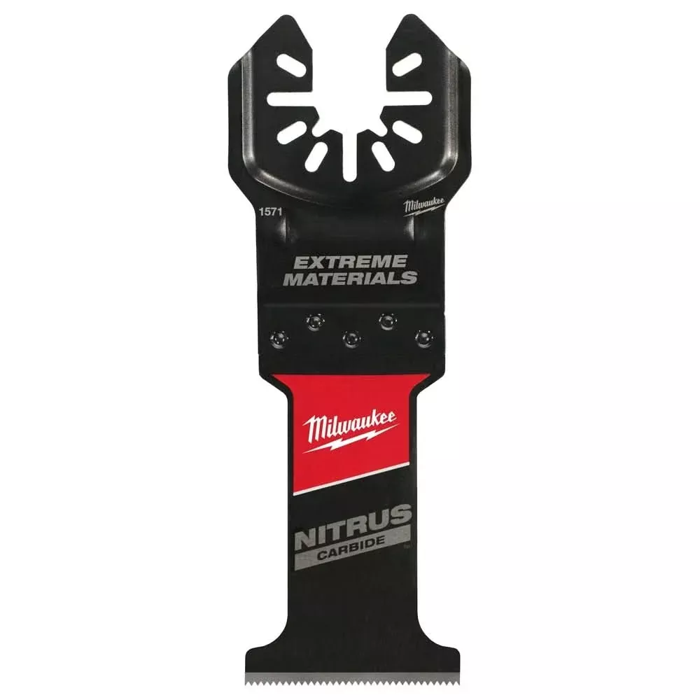 Milwaukee 49-25-1571 NITRUS CARBIDE Extreme Materials Universal Fit OPEN-LOK Multi-Tool Blade 1PK
