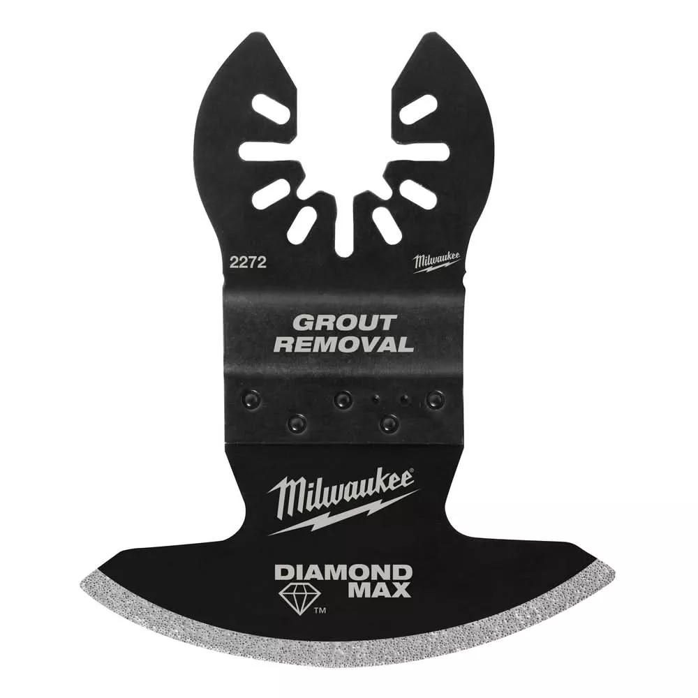 Milwaukee 49-25-2272 Milwaukee Universal Fit OPEN-LOK Diamond MAX Diamond Grit Grout Removal Multi-Tool Blade 1 PK