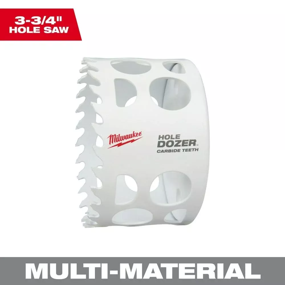 Milwaukee 49-56-0741 3-3/4-in HOLE DOZER with Carbide Teeth Hole Saw