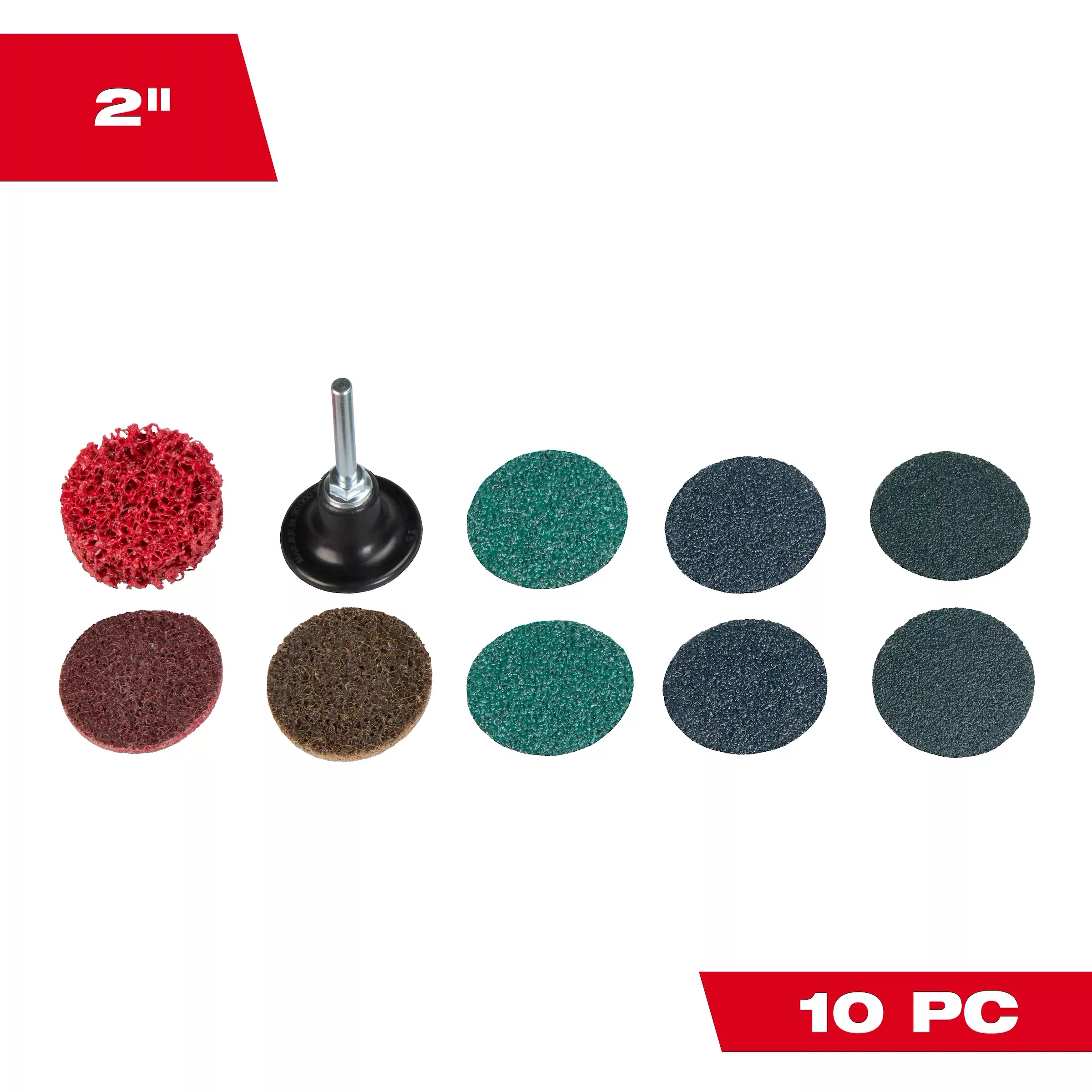 Milwaukee 49-92-9000 10PC 2" Quick Change Disc Kit