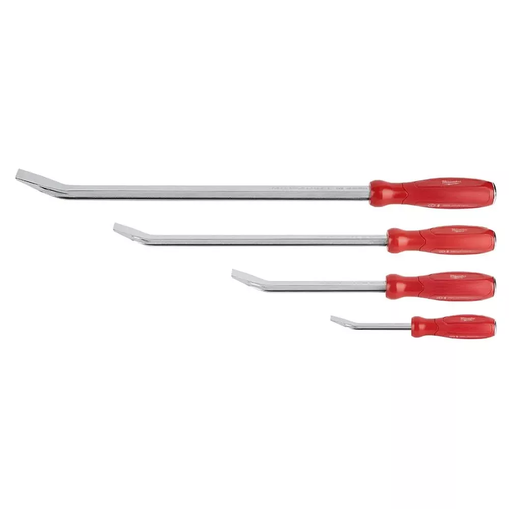 Milwaukee 4pc Pry Bar Set