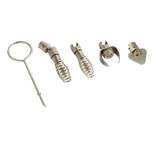 Milwaukee 5 Piece Small (1) Cable Head Drain Cleaning Attachment Kit RUSTGUARD 48-53-2685