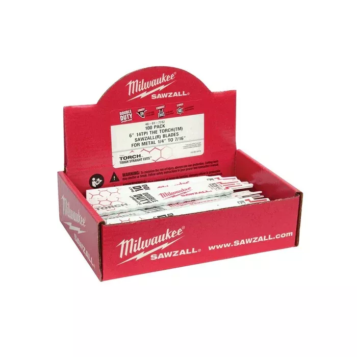 Milwaukee 6" 10 TPI TORCH™ SAWZALL Blade for Thick Metal