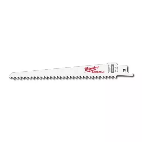 Milwaukee 6" 6 TPI Fleam Ground SAWZALL Blades (5 Pack) 48-00-5015