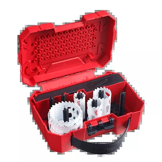 Milwaukee 9 PC HOLE DOZER™ with Carbide Teeth Hole Saw Kit