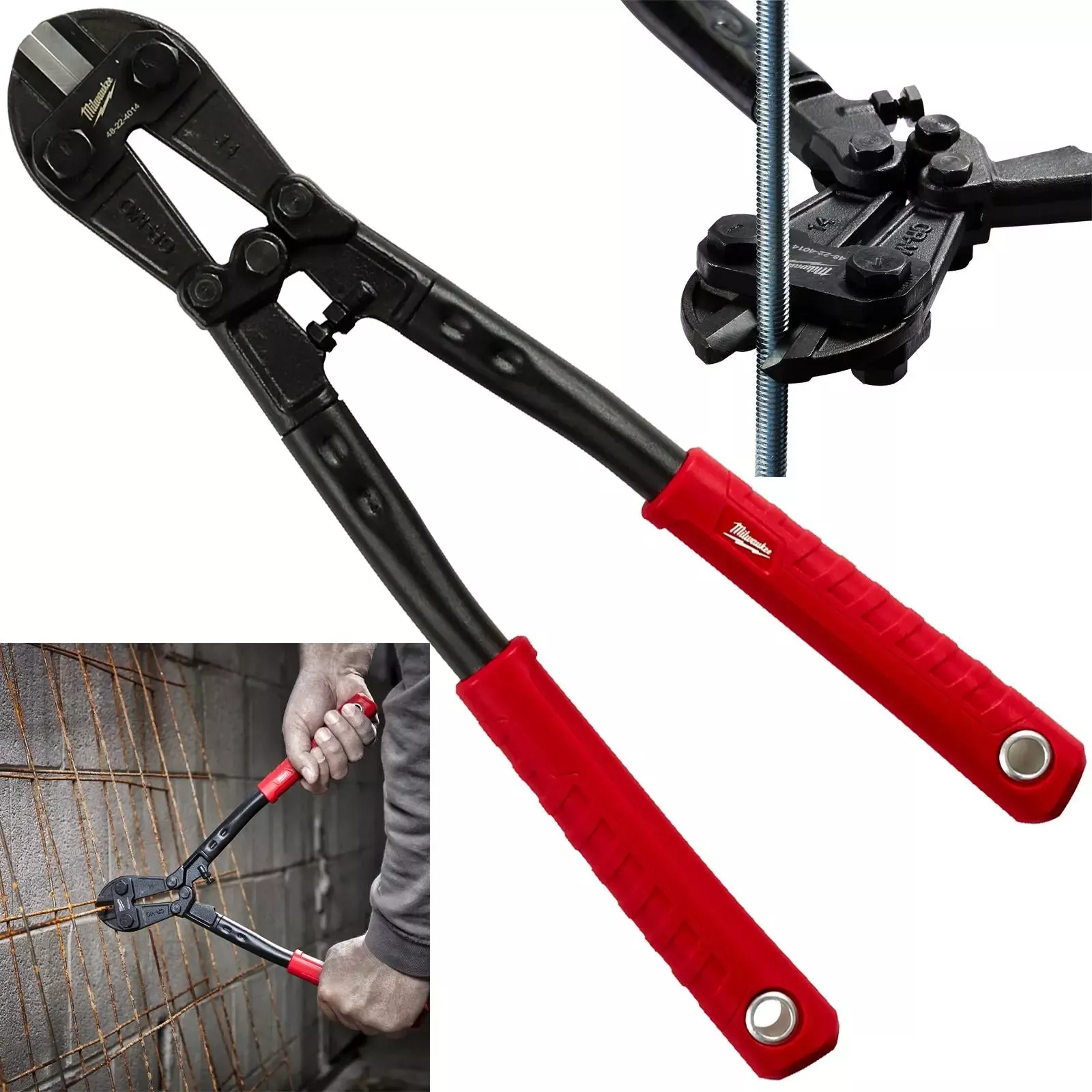 Milwaukee Bolt Cutters Metal Steel Wire Cable Padlock Chain Croppers 14"