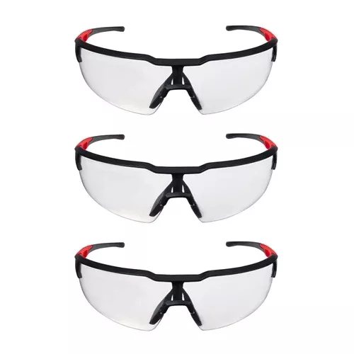Milwaukee Clear Anti-Scratch Safety Glasses (3 Pack) 48-73-2052