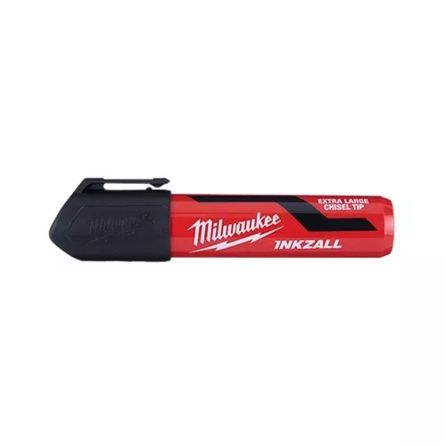 Milwaukee INKZALL Extra Large Black Chisel Tip Marker 48-22-3260