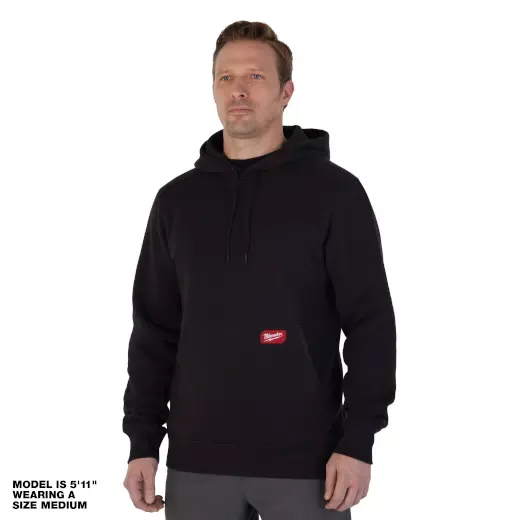 Milwaukee Midweight Pullover Hoodie Black 351B